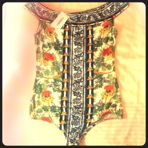 NWT Multi-color/pattern bodysuit